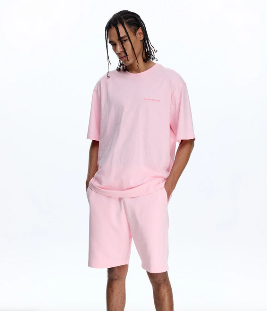 Les Benjamins Normal Fit Pembe Renkli Erkek Tişört SHORT SLEEVE TEE 314