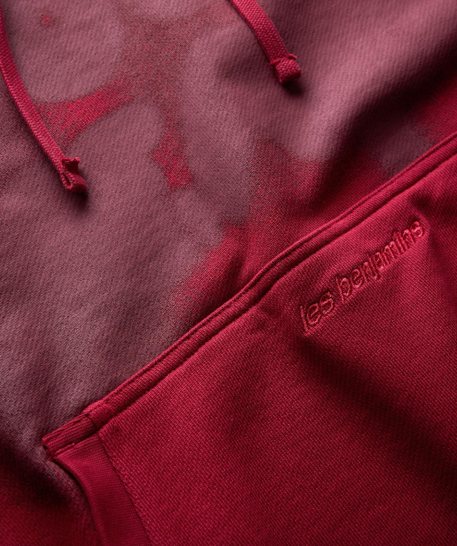 Les Benjamins Oversize Fit Kırmızı Renkli Erkek Kapüşonlu Sweatshirt HOODIE 307