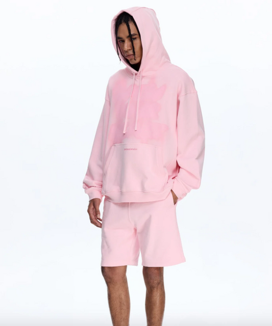 Les Benjamins Oversize Fit Pembe Renkli Erkek Kapüşonlu Sweatshirt HOODIE 308