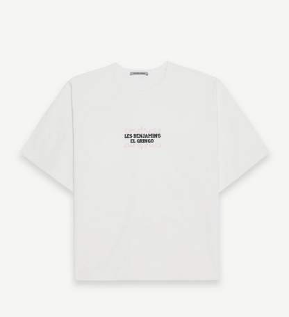 Les Benjamins Oversize Fit Beyaz Renkli Kadın Tişört SHORT SLEEVE TEE 014