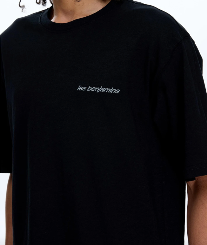 Les Benjamins Normal Fit Siyah Renkli Erkek Tişört SHORT SLEEVE TEE 312