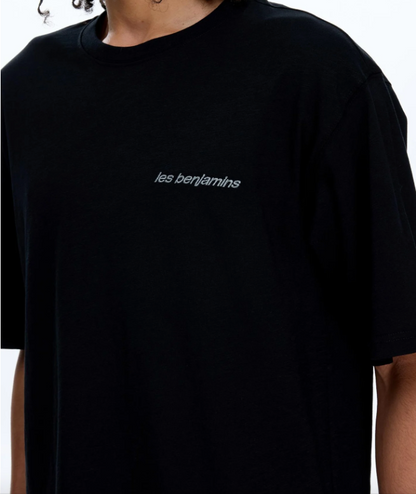 Les Benjamins Normal Fit Siyah Renkli Erkek Tişört SHORT SLEEVE TEE 312