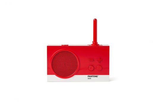 Lexon x Pantone Tykho 3 Bluetooth Hoparlör ve Radyo Kırmızı