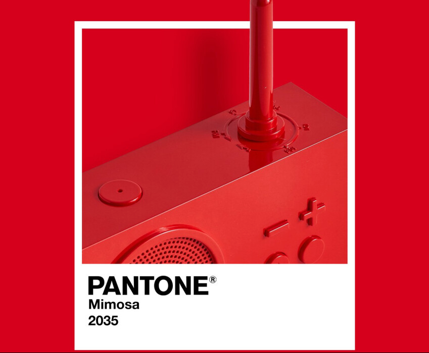Lexon x Pantone Tykho 3 Bluetooth Hoparlör ve Radyo Kırmızı