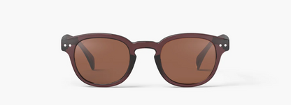 Izipizi Sun #C Old Leather - Koyu Kahverengi Yetişkin Güneş Gözlüğü