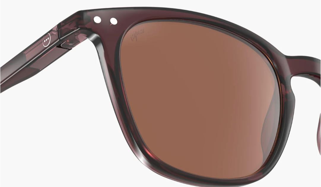 Izipizi Sun #E Old Leather - Koyu Kahverengi Yetişkin Güneş Gözlüğü