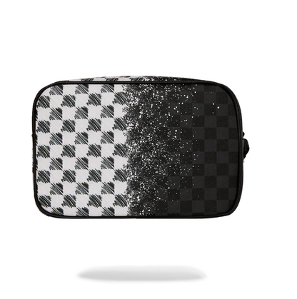 SPRAYGROUND SCRIBBLE DRIBBLE CHECK TOILETRY BRICK