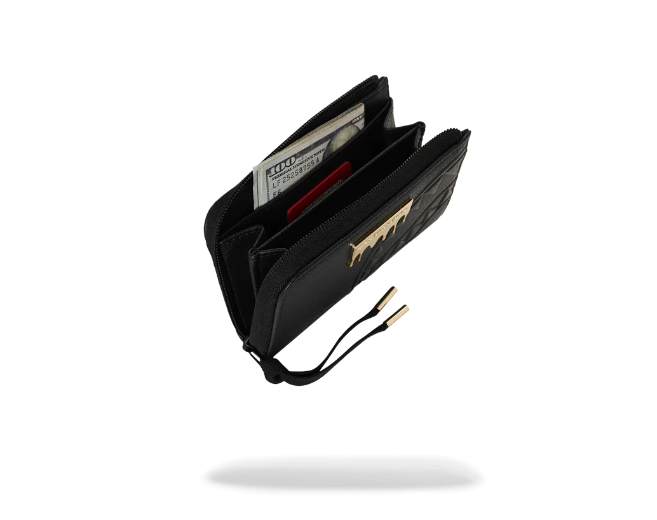 SPRAYGROUND GOLD BRICK DRIP WALLET