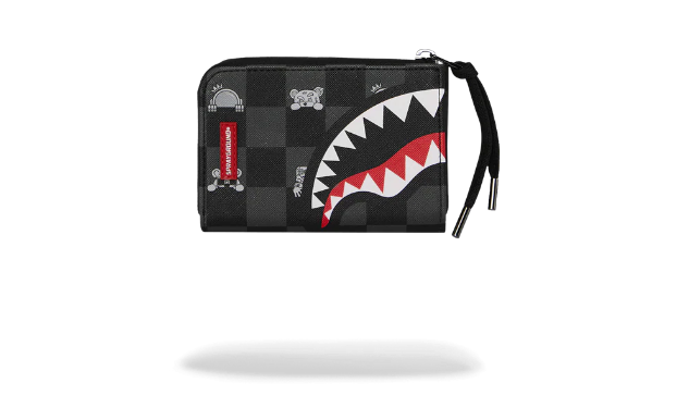 SPRAYGROUND SHARK MOB HIDEOUT WALLET