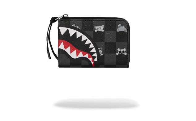 SPRAYGROUND SHARK MOB HIDEOUT WALLET