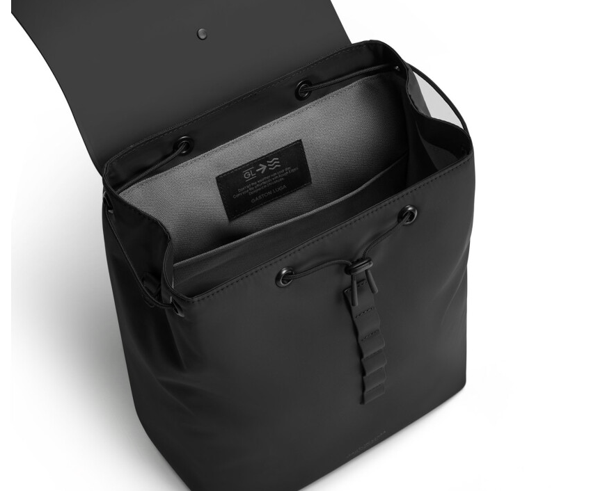 Gaston Luga Dash Bucket Laptop Bölmeli Sırt Çantası 11"/13" - Siyah