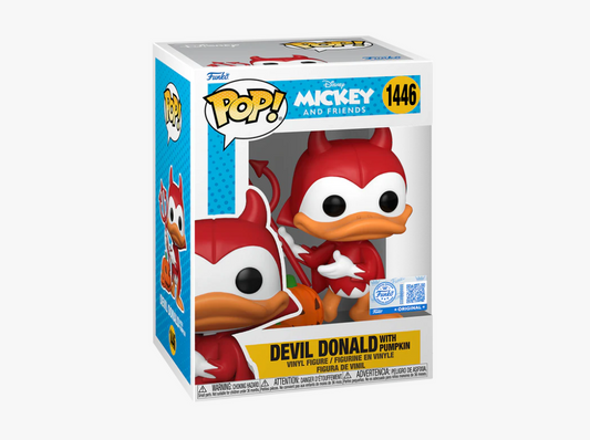 Funko POP - Disney Devil Donald with Pumpkin Special Edition