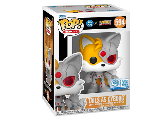 Funko Pop! Heroes: Justice League & Sonic - Tails as Cyborg