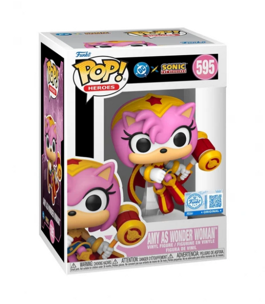 Funko POP - Heroes Amy Rose/Wonder Woman - Sonic
