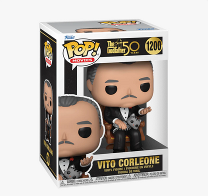 Funko POP Movies The Godfather 50th Anniversary Vito Corleone with Cat