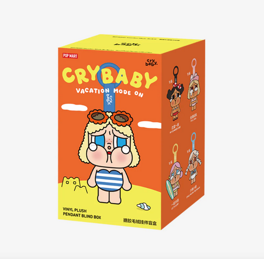 Pop Mart Crybaby Vacation Mode On Serisi Vinil Peluş Bebek Sürpriz