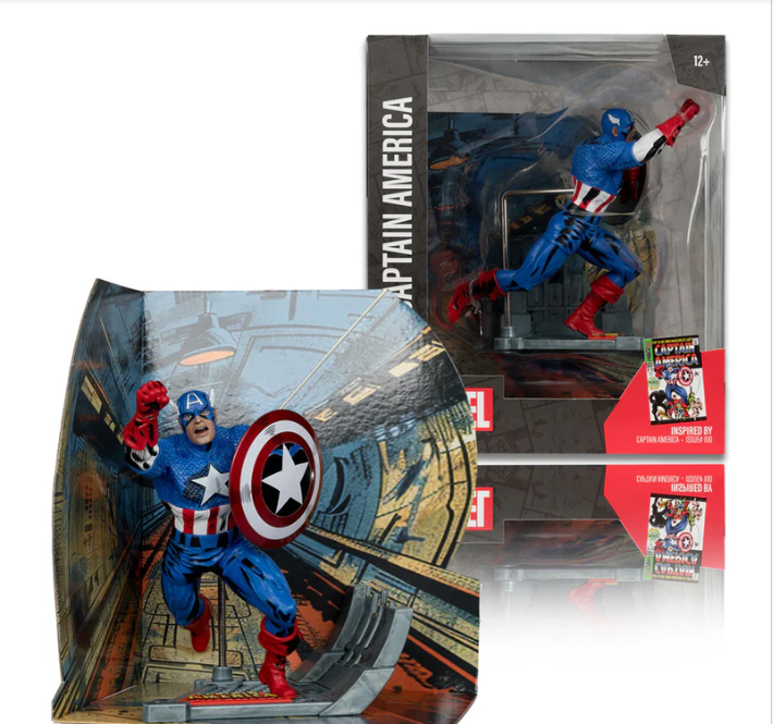 McFarlane Toys - Marvel Collection PVC Statue 1/10 Captain America