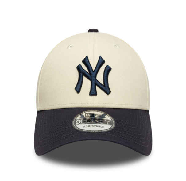 New Era New York Yankees Colour Block 9Forty Beige Cap