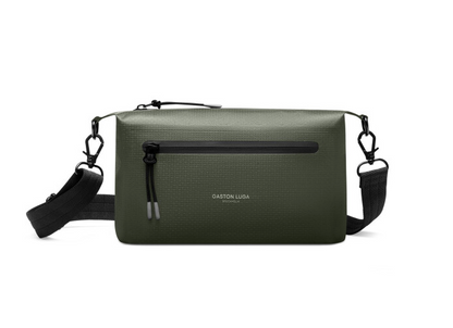 Gaston Luga Lightweight DuoSeal Crossbody Omuz Çantası- Olive