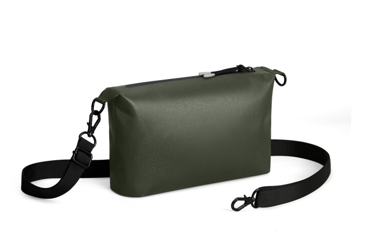 Gaston Luga Lightweight DuoSeal Crossbody Omuz Çantası- Olive