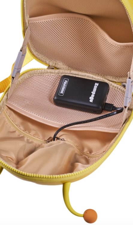 Zampago Bee Led Işıklı Çocuk Sırt Çantası - 10.000 mah Powerbank Hediyeli