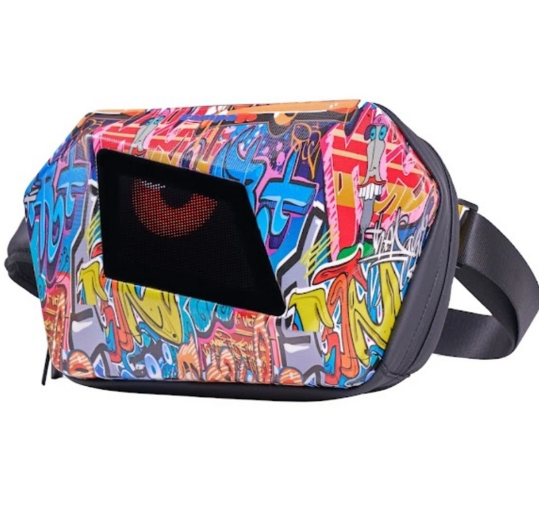 Zampago Cityblink Retriwer Led Işıklı Bel Çantası -Grafitti