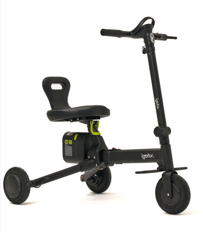 Igofor 3 Tekerlekli Oturulabilir Elektrikli Scooter Siyah