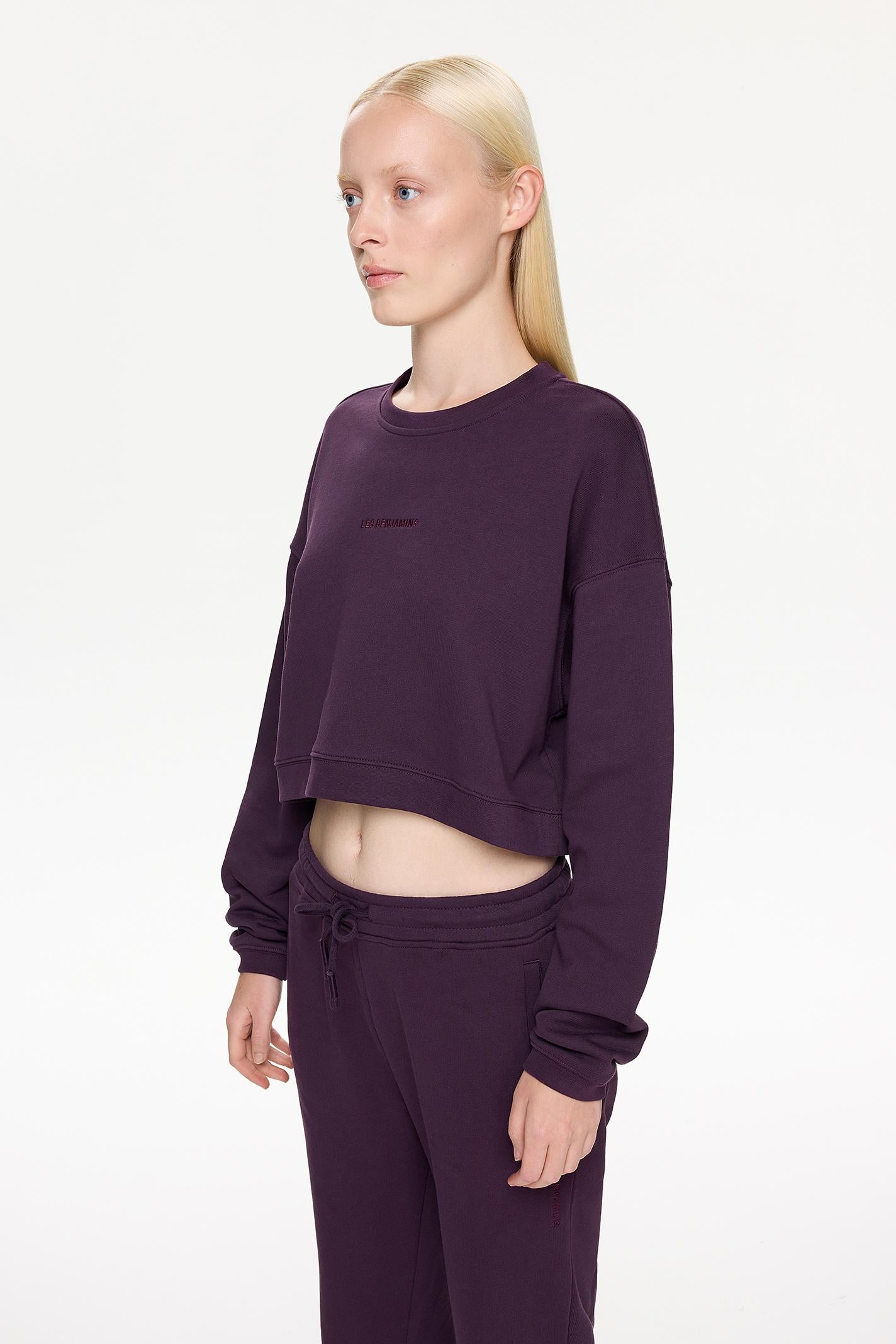 Les Benjamins Sweatshirt 303 - Rich Mauve Essentials 9.0