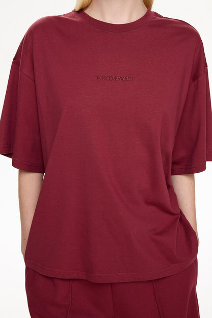 Les Benjamins Short Sleeve Tee 301 Merlot Fields - Essentials 9.0