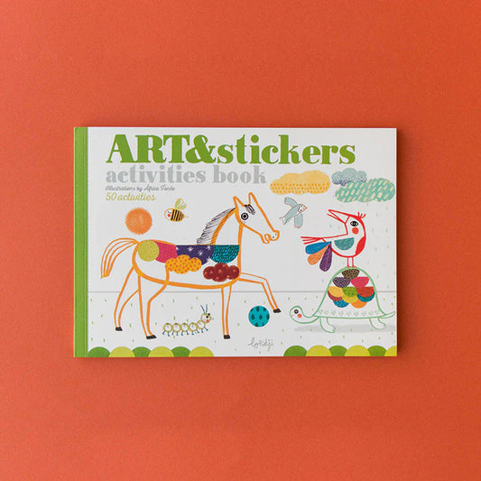 Londji Aktivite Kitabı Çocuk Eğitici Oyun - Art&Stickers
