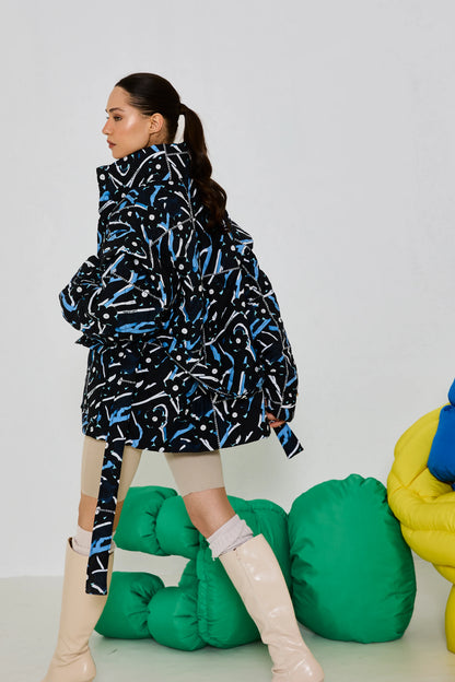 Oopscool Curvas Puffer Jacket