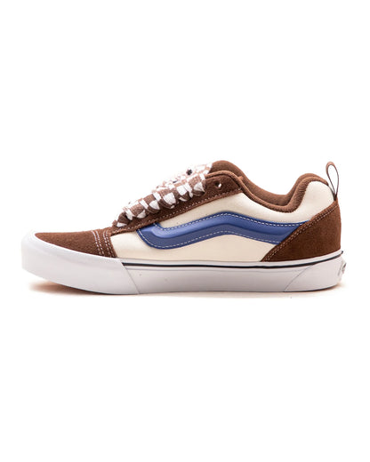 Vans Ayakkabı - Vans Knu Skool Brown Mega Check Potting Soil