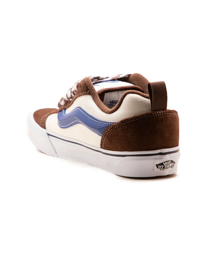 Vans Ayakkabı - Vans Knu Skool Brown Mega Check Potting Soil