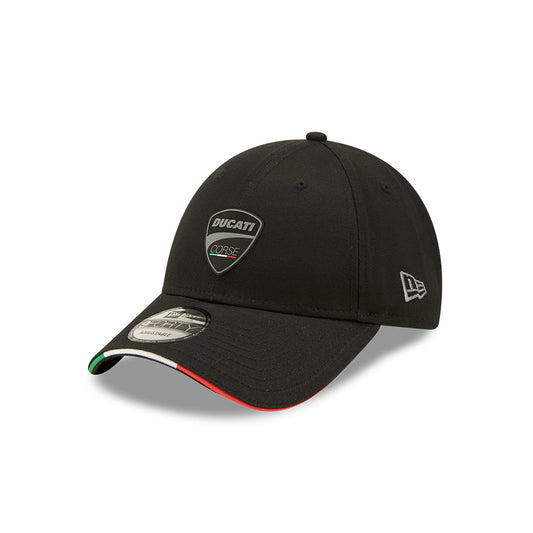 New Era Şapka - Ducati Corse Tricolour Flag Sandwich Black 9FORTY Ayarlanabilir Şapka