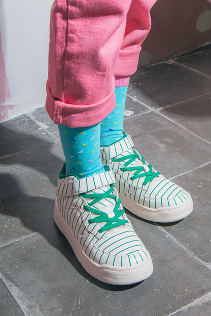 Eat My Socks - Çocuk Joe Donut Mavi Çorap