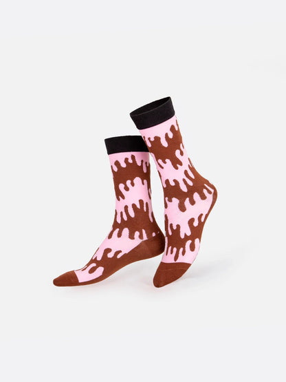 Eat My Socks - Yetişkin Çikolatalı Krema Çorap