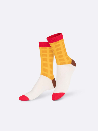 Eat My Socks - Yetişkin Tatlı Waffle Çorap