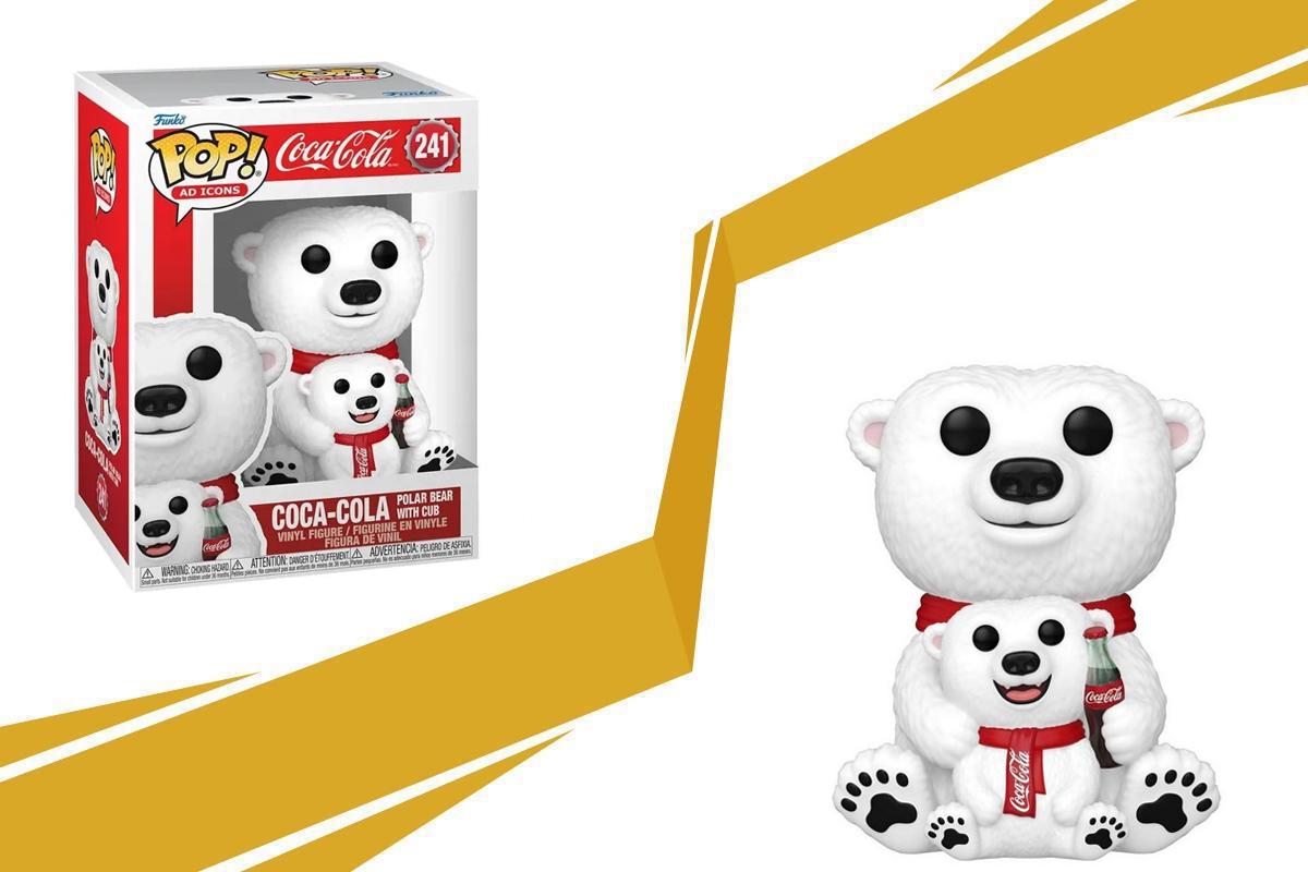 Funko - Coca-Cola Polar Bear with Cub POP Figure