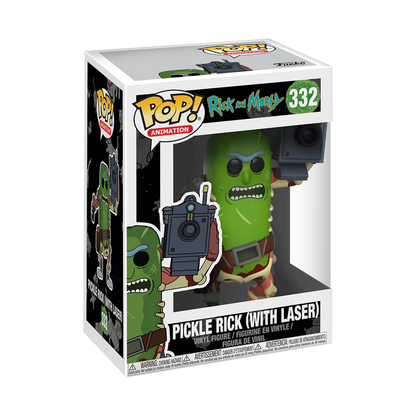 Funko POP Animation: Rick & Morty Pickle Rick w/ Laser