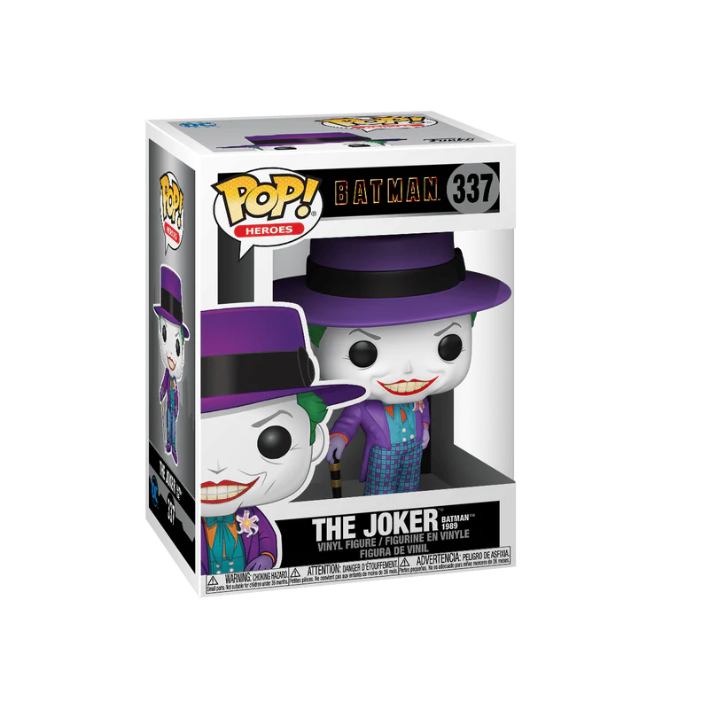 Funko POP DC Heroes: Batman 1989 -Joker w/Hat