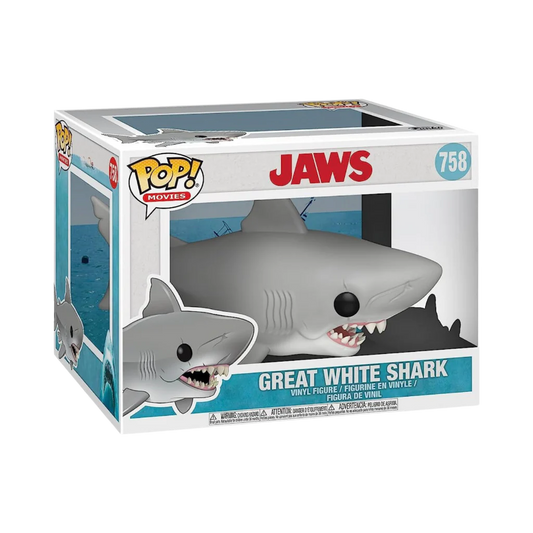 Funko POP Deluxe Movies Jaws Great With Shark