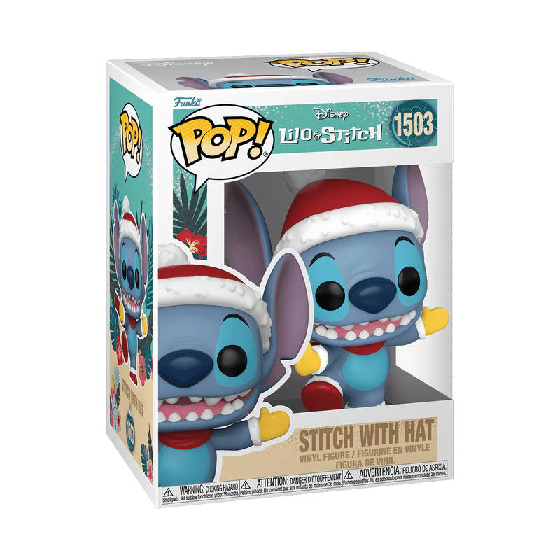 Funko POP Disney: Stitch Holiday – Stitch w/Hat