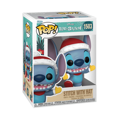 Funko POP Disney: Stitch Holiday – Stitch w/Hat