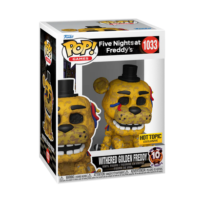 Funko POP Games: Five Nights at Freddy's - Withered Golden Freddy (Exclusive)