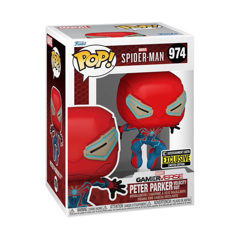 Funko POP Games: Spider-Man 1- Peter Parker (Velocity Suit) Exclusive