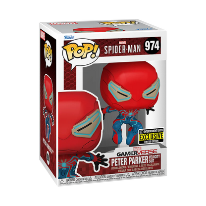 Funko POP Games: Spider-Man 1- Peter Parker (Velocity Suit) Exclusive