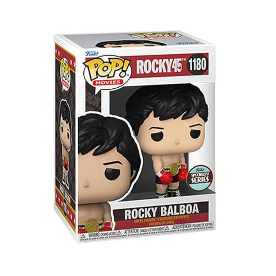 Funko POP Movies: Rocky 45th- Rocky w/Gold Belt Limited Edition