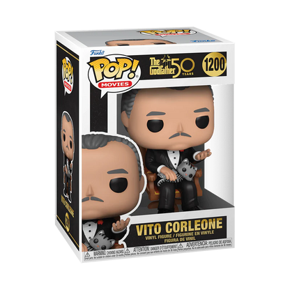 Funko POP Movies The Godfather 50th Anniversary Vito Corleone with Cat