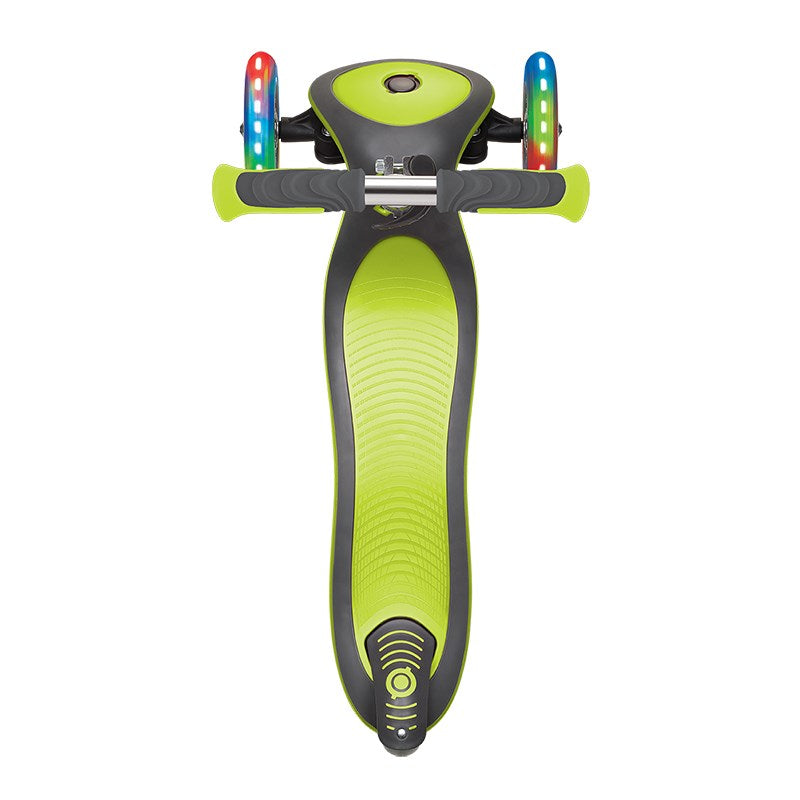 Globber Elite Deluxe Işıklı Scooter - Yeşil