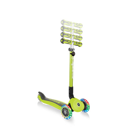 Globber Go Up Deluxe Işıklı Scooter - Yeşil